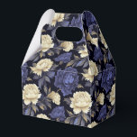 Blomster Favor Förpackning Presentaskar<br><div class="desc">Favorförpackning visas med ett vackert blått flerfärgat peoniblommönster. 
Anpassa denna vara eller köp som den är.
Tips: Lägg bara till dina fantastiska godsaker och lägg till lite festlig band.



Bilder med licens</div>