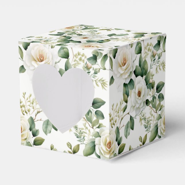 Blomster Favor Förpackning Presentaskar (Framsidan Sidan)
