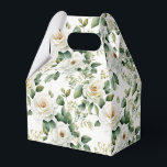 Blomster Favor Förpackning Presentaskar<br><div class="desc">Presentasken för festen visas med ett vackert tryck med vita rosor. 
Anpassa denna vara eller köp som den är.
Tips: Lägg bara till dina fantastiska godsaker och lägg till lite festlig band.



Bilder med licens</div>