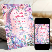 Blomster Glitter Sjungande Själ 6-års Födelsedag