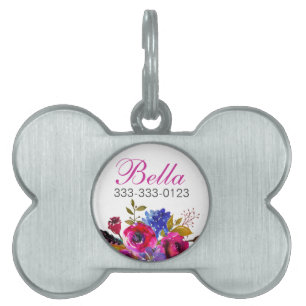 Blomster ID-bricka Husdjur