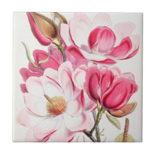Blomster Kakelplatta