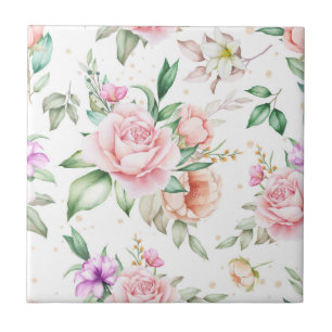 Blomster Kakelplatta