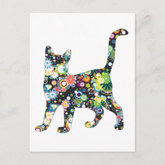 BLOMSTER KATT VYKORT