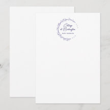 Blomster Lavendel Hjärtan Krans