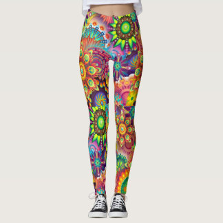 Blomster Leggings