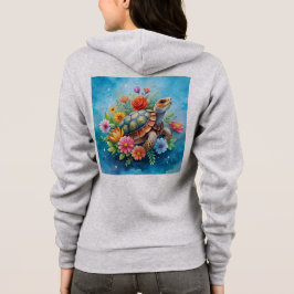 Blomster Sköldpadda T Shirt