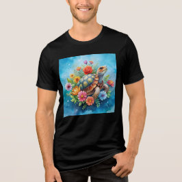 Blomster Sköldpadda T Shirt