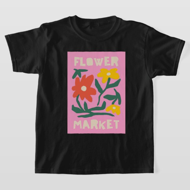 blomster t-shirt  (Laydown)