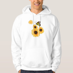 Blomster Tröja Med Luva