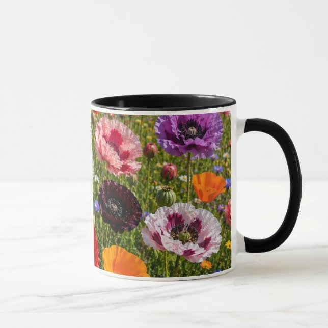 Blomster Vildblommamugg, Botanisk Kaffekopp (Höger)