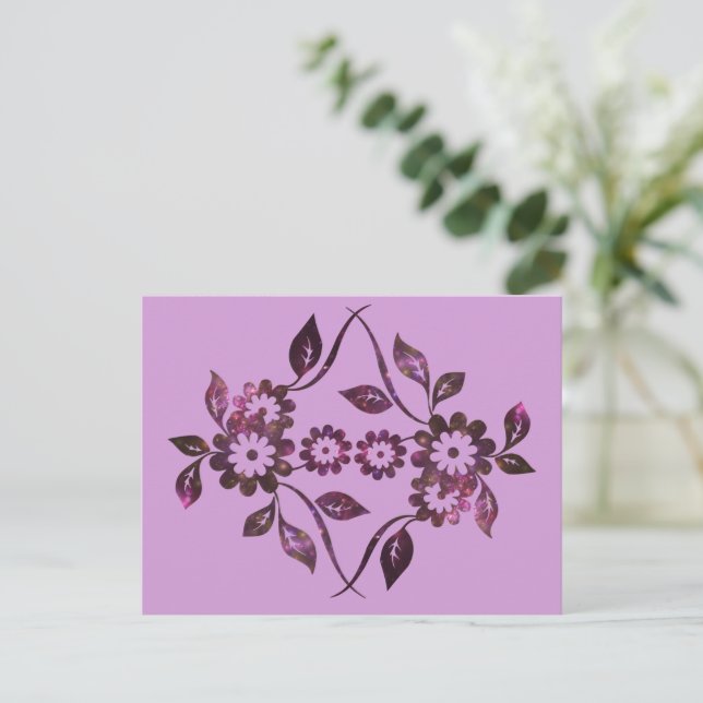 Blomster vykort (Stående Fram)