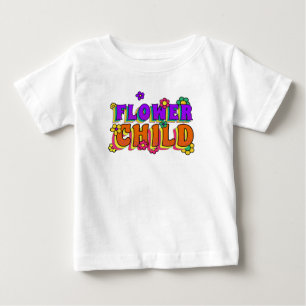 Blomsterbarn Färgrika Blommor T Shirt