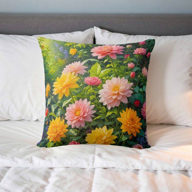 Blomsterbild nr 23, blomsterserie, kastkudde kudde (Skapare uppladdad)