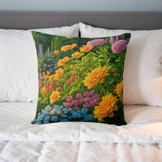 Blomsterbild nr 24, blomsterserie, kastkudde kudde (Skapare uppladdad)