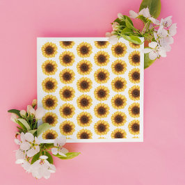 Blomsterblommor, babyskor pappersservett