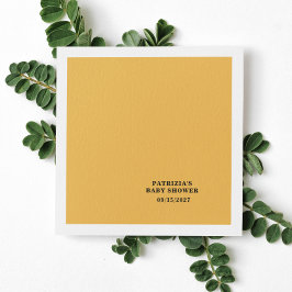 Blomsterblommor, babyskor pappersservett