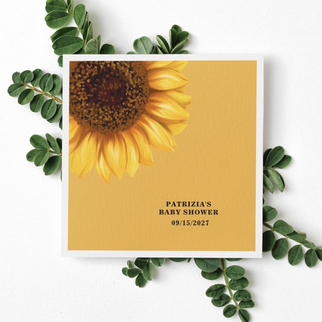 Blomsterblommor, babyskor pappersservett (Skapare uppladdad)