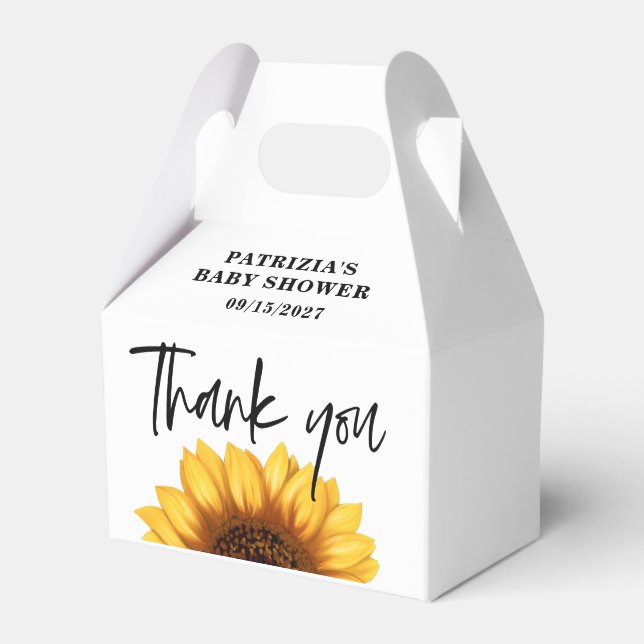 Blomsterblommor, babyskor presentaskar (Framsidan Sidan)