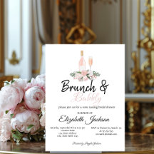 Blomsterbrunch & Bubbels bröllopsdusch