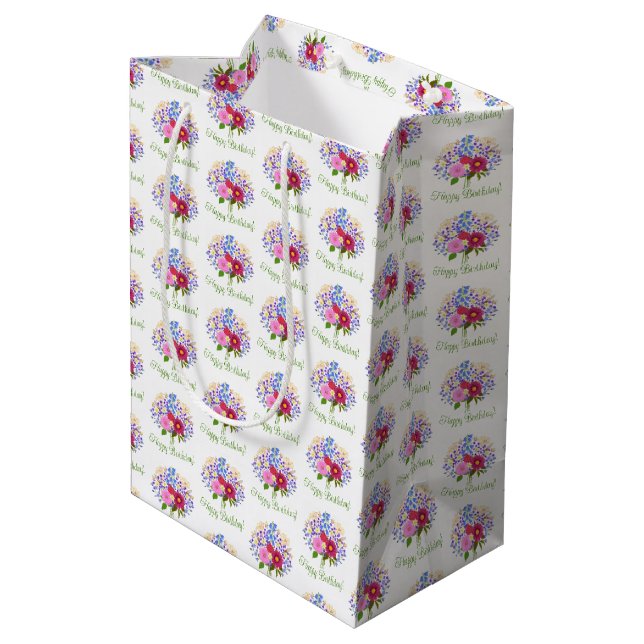 Blomsterbukett (Baksidan Vinklad)