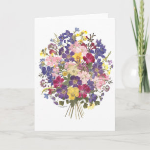 blomsterbukett alla tillfällen kort