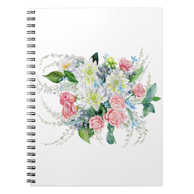 Blomsterbukett Anteckningsbok (Framsidan)