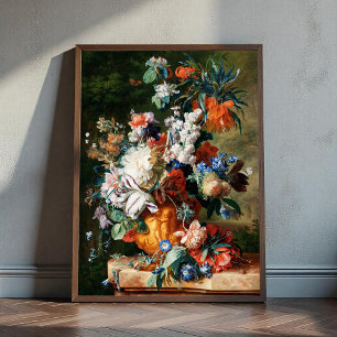 Blomsterbukett av Jan van Huysum Poster