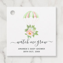 Blomsterbukett Fallskärms Baby Shower Tacksamhetsk
