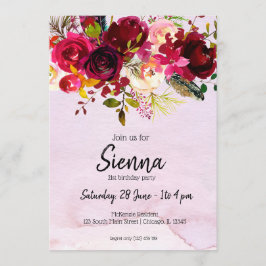 Blomsterbukett för alla tillfällen inbjudningar