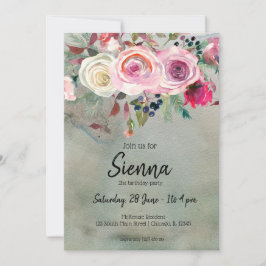 Blomsterbukett för alla tillfällen inbjudningar