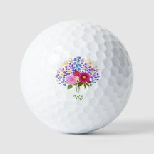 Blomsterbukett golfbollar
