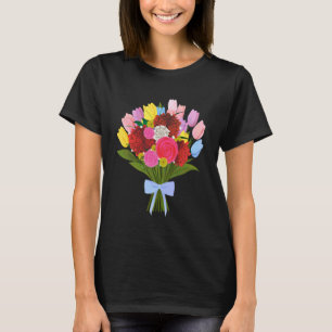 Blomsterbukett Halloween-kostym Match med bi T Shirt