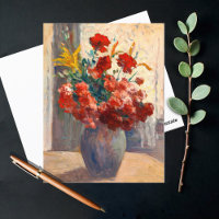 Blomsterbukett i vas