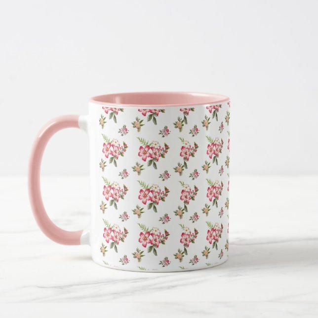 blomsterbukett kaffekopp (Vänster)