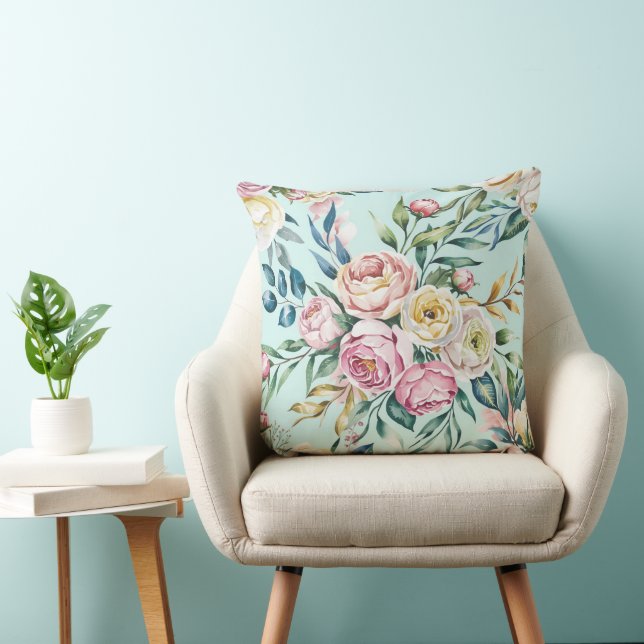 Blomsterbukett Kudde (Stol)