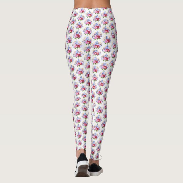 blomsterbukett leggings (Baksida)