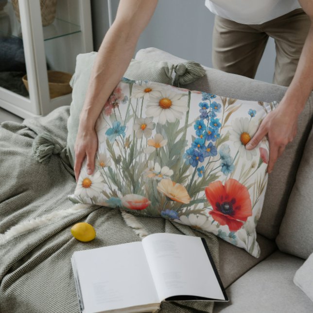 Blomsterbukett 🌷 lumbarkudde (Skapare uppladdad)