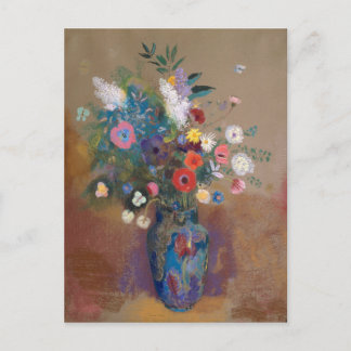 Blomsterbukett - Odilon Redon Vykort