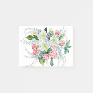 Blomsterbukett Post-it Block