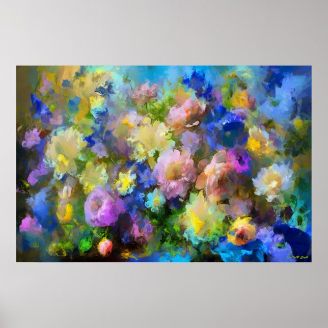Blomsterbukett  poster (Framsidan)