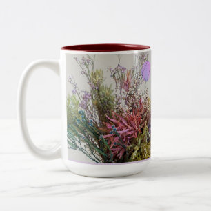 Blomsterbukett Två-Tonad Mugg