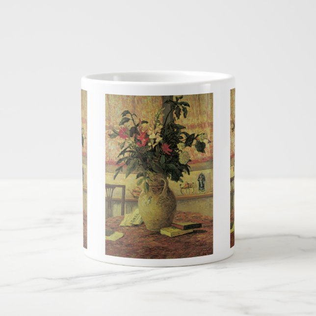Blomsterbukett vid fönstret av Maxine Maufra Jumbo Mugg (Framsidan)