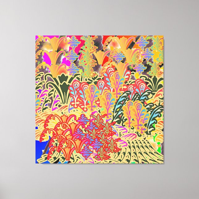 Blomsterbuketter Canvastryck (Framsida)