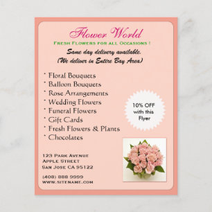 Blomsterbutik_Kampanj(Flugblad) Flygblad