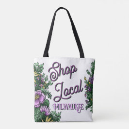 Blomsterbutik lokal, stad tygkasse