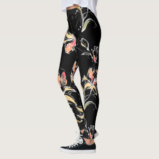 Blomsterdekoration 10A Leggings