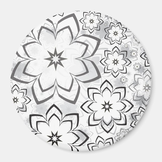Blomsterdesign 11 magnet (Framsidan)