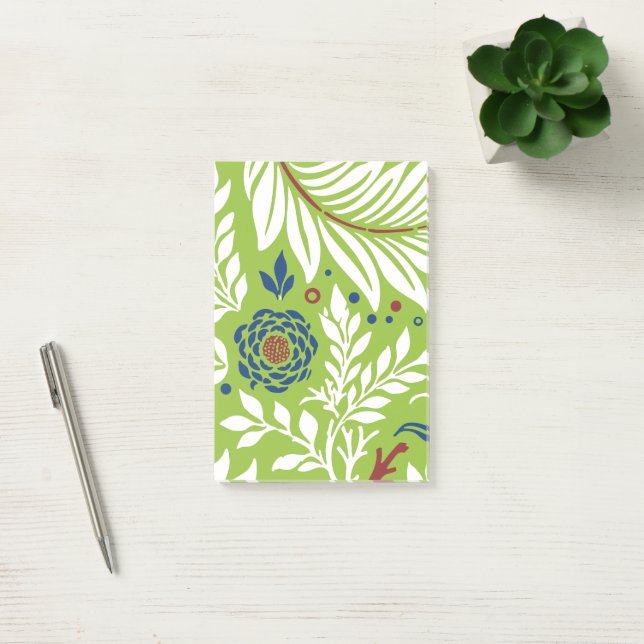 Blomsterdesign 27 post-it block (Kontor)