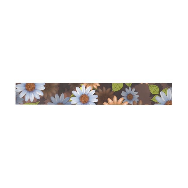 Blomsterdesign 2 etikettband (Individual)